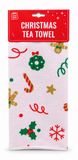Printed Christmas Tea Towel