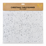 Glitter Organza Christmas Table Runner – 140 × 35 cm