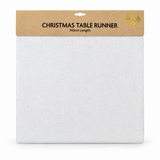 Glitter Organza Christmas Table Runner – 140 × 35 cm