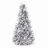 Tinsel Cone Christmas Tree 26 cm