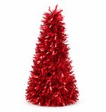 Tinsel Cone Christmas Tree 26 cm