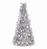 Tinsel Cone Christmas Tree 26 cm