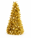Tinsel Cone Christmas Tree 26 cm