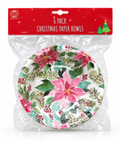 Christmas Paper Dessert Bowls – 6 Pack