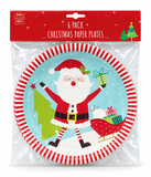 Christmas Paper Plates – 6 Pack, 23cm