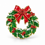 Light-Up Christmas Brooches and Earrings