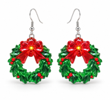 Light-Up Christmas Brooches and Earrings