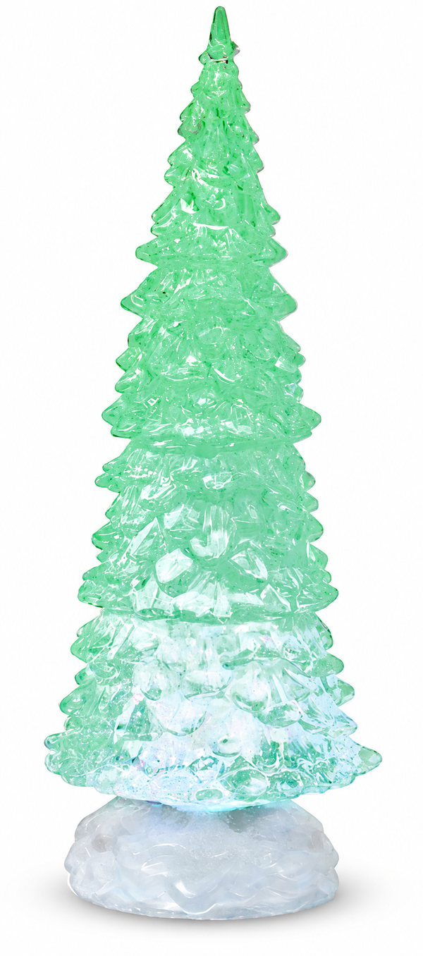 LED Glitter Swirling Christmas Tree – 26cm