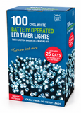 Battery-Operated LED Timer Lights 100