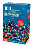 Battery-Operated LED Timer Lights 100