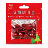 Shiny Christmas Nutbells – Assorted Colours and Sizes