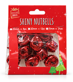 Shiny Christmas Nutbells – Assorted Colours and Sizes