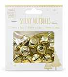 Shiny Christmas Nutbells – Assorted Colours and Sizes