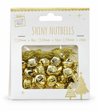 Shiny Christmas Nutbells – Assorted Colours and Sizes