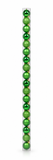 Green 40 mm baubles, 18-pack