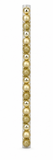 Gold 40 mm baubles, 18-pack