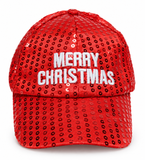 Christmas Sequin Baseball Cap