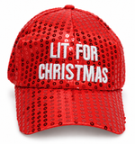 Christmas Sequin Baseball Cap