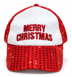 Christmas Sequin Baseball Cap