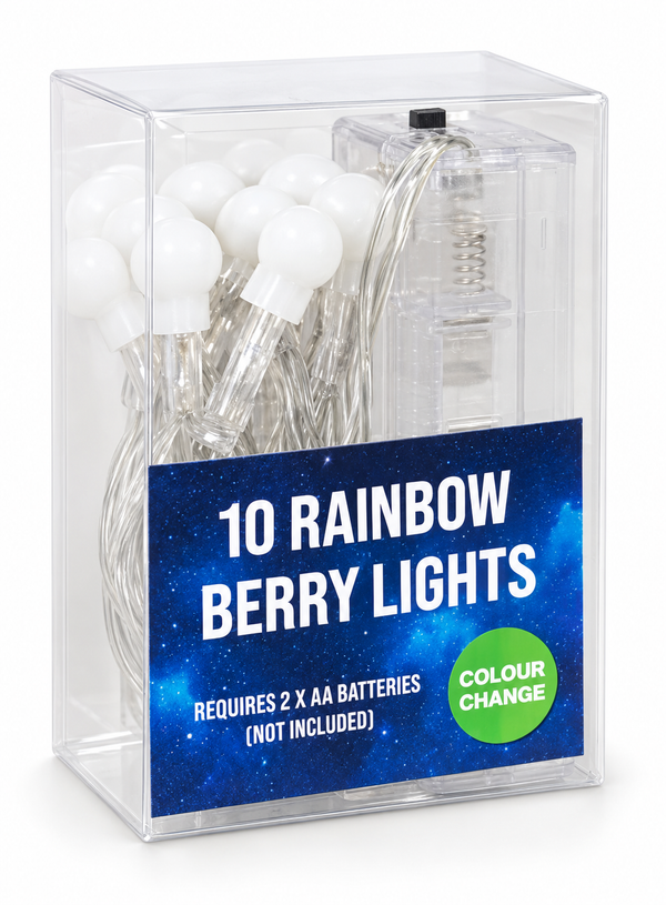 Mini Colour-Changing Berry LED Lights – 10 Lights