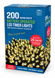 Battery-Operated LED Timer Lights 200