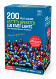 Battery-Operated LED Timer Lights 200