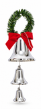 Hanging Christmas Bells with Bow