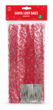 Christmas Party Loot Bags with Ties – 24 Pack