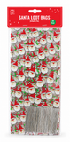 Christmas Party Loot Bags with Ties – 24 Pack