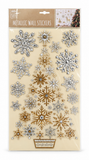 Christmas 3D Puffy Metallic Wall Stickers