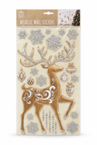 Christmas 3D Puffy Metallic Wall Stickers