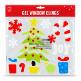 Christmas Gel Window Clings