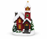 LED Snow-Capped Christmas Village Building