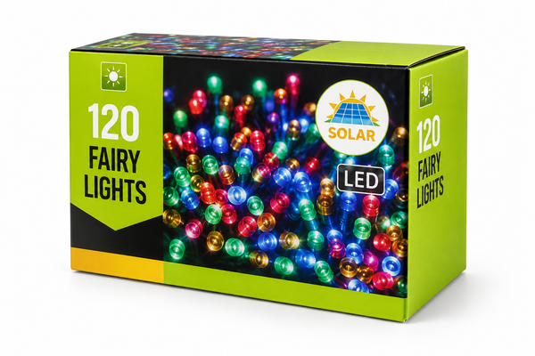 Solar LED Fairy Lights 120 – Multicolour