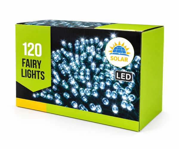 Solar LED Fairy Lights 120 – Cool White