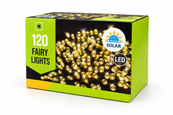 Solar LED Fairy Lights 120 – Warm White