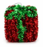 Tinsel Hanging Present Decoration – 6 cm
