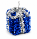 Tinsel Hanging Present Decoration – 6 cm