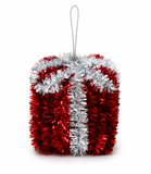 Tinsel Hanging Present Decoration – 6 cm