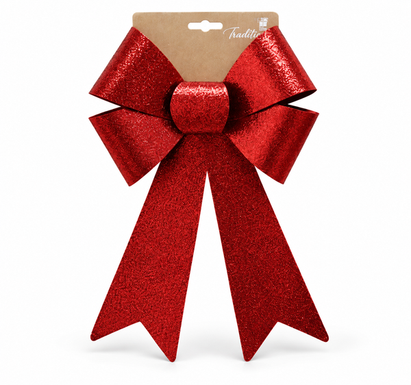 Large Glitter Christmas Bow