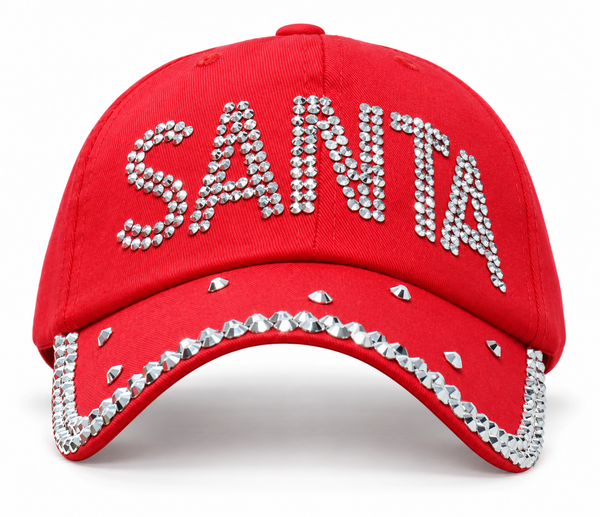 Jewelled Christmas Baseball Cap