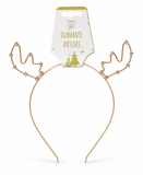 Diamante Reindeer Antler Headband