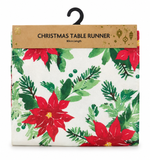 Printed Christmas Table Runner – 33 × 183 cm