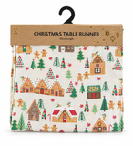 Printed Christmas Table Runner – 33 × 183 cm