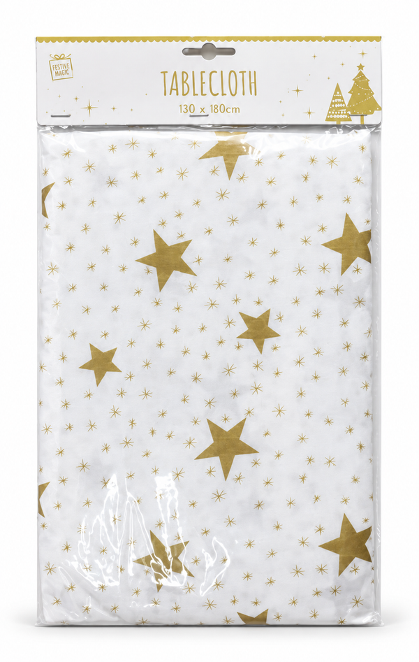 Christmas Tablecloth – Gold or Silver