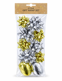 Two-Tone Gift Wrapping Set - 10 Pack