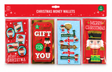 Christmas Money and Gift Card Wallets – 4 Pack