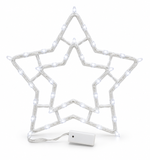 Battery-Operated LED Christmas Window Silhouette