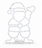 Battery-Operated LED Christmas Window Silhouette