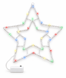 Battery-Operated LED Christmas Window Silhouette